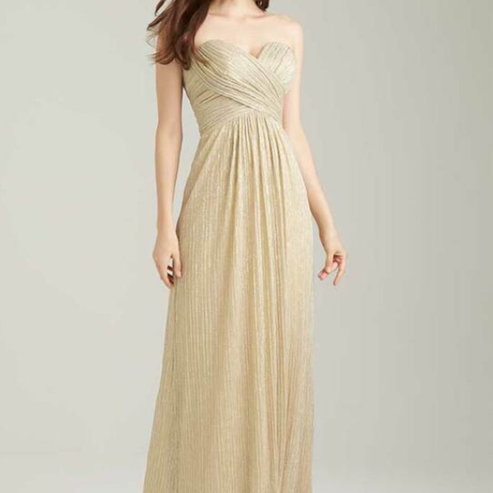 Allure Bridesmaid Dress, Gold, Style #1474